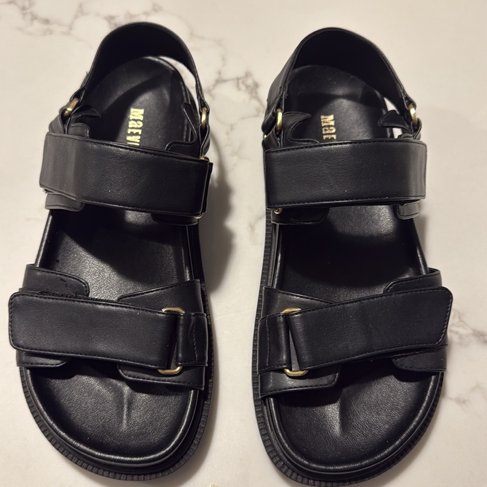 maeve slingback double sandals Sz 36 anthropology - Picture 5 of 9